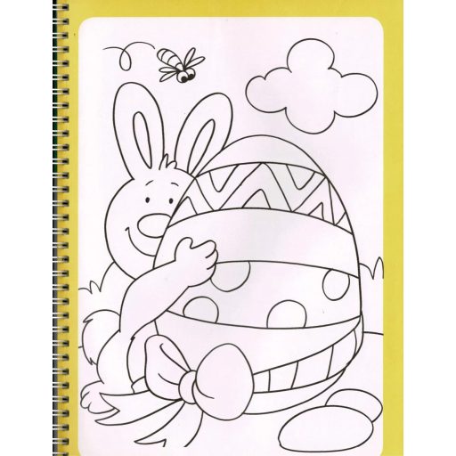 Napraforgó Itt a húsvét - Színező matricákkal és filctollal