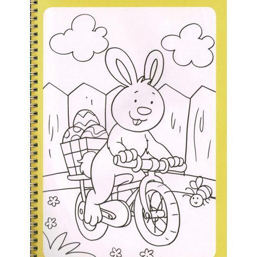 Napraforgó Itt a húsvét - Színező matricákkal és filctollal