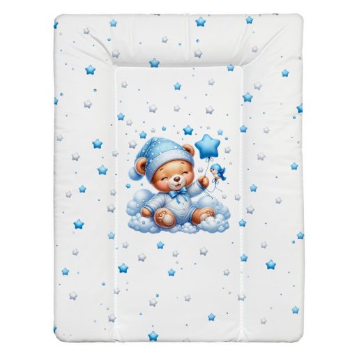 BabyLion Puha pelenkázó lap 50x70 cm - Kék maci