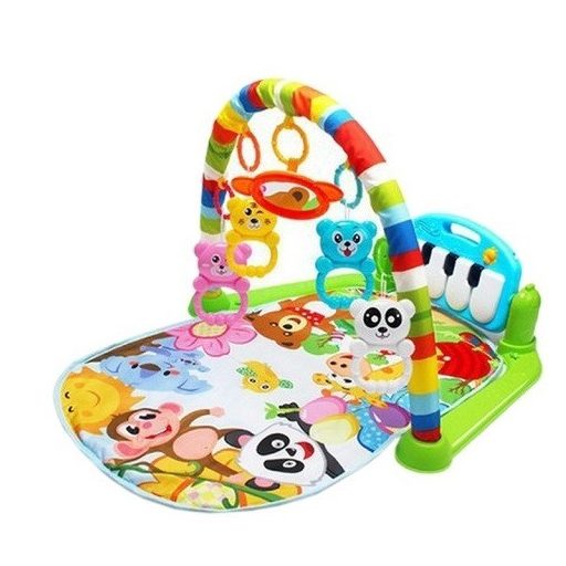 Piano játszószőnyeg zongorával - Zöld dzsungel