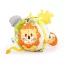 Jollybaby Deluxe puha labda rágókával - Soft Jungle