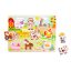 Tooky Toys Fa Puzzle Farm 10db-os - Állatos