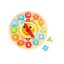Tooky Toy Óra oktató puzzle fa játék 