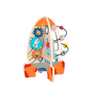   Tooky Toy Fa készségfejlesztő játék - Activity - Rakéta