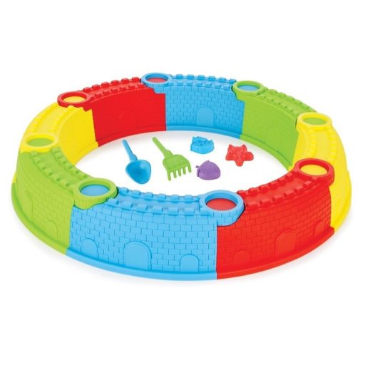 Pilsan Homok kastély építő forma, kiegészítőkkel 88cm - Színes