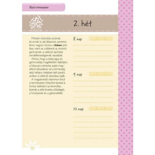 Napraforgó Napló a babavárás 9 hónapjáról