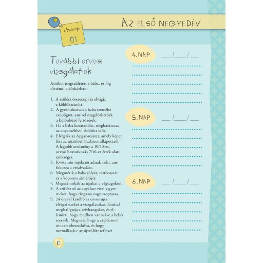 Napraforgó Napló a babám első évéről (lányos)