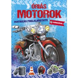  Napraforgó Óriás motorok - matricás foglalkoztató színezővel