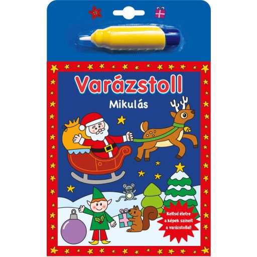 Napraforgó Varázstoll kifestő - Mikulás