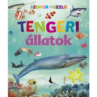 Napraforgó Szuper puzzle - Tengeri állatok