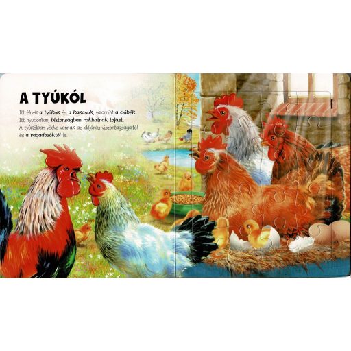 Napraforgó Szuper puzzle - A tanya állatai