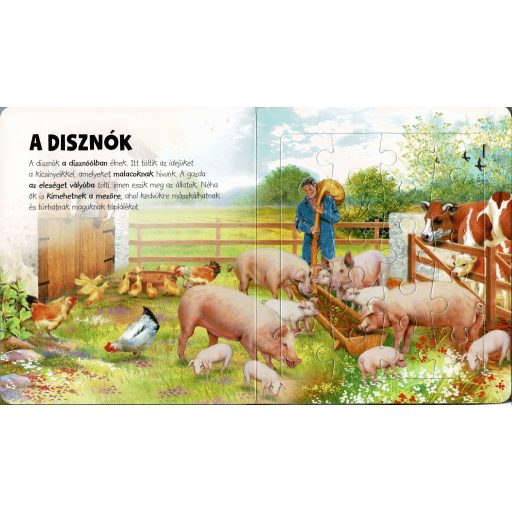 Napraforgó Szuper puzzle - A tanya állatai