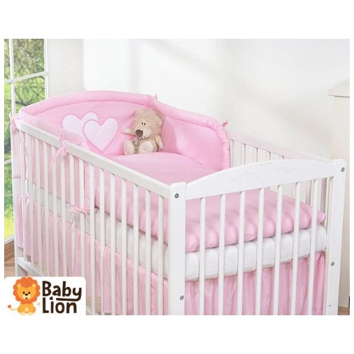 BabyLion Prémium 3 részes ágyneműhuzat szett - HH - Rózsaszín