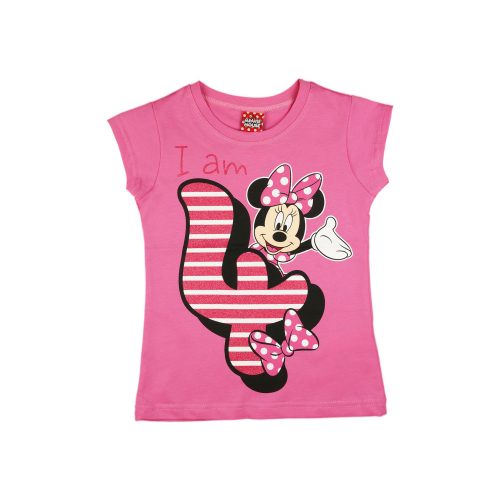 Disney Minnie szülinapos kislány póló 4 éves
