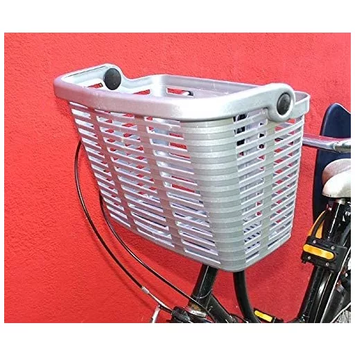 Bellelli Plaza műanyag bicikli kosár - zöld