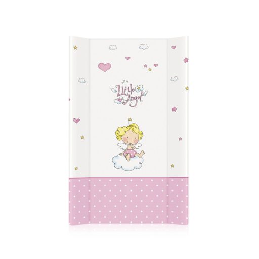 Lorelli pelenkázó lap merev peremes 50x71 - pink