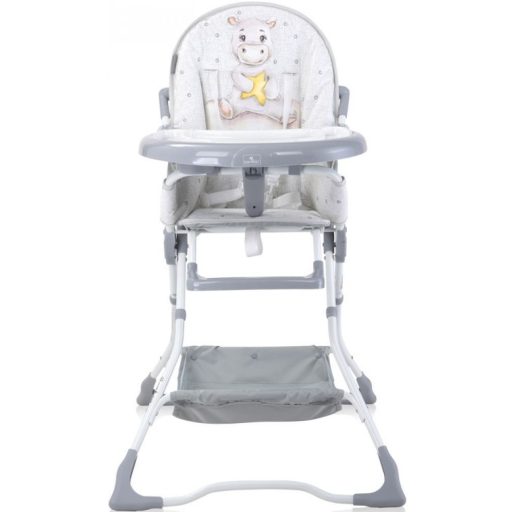 Lorelli Bonbon fix etetőszék - Noble Grey Hippo