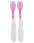 Baby Care hőrzékeny etető kanál 2db- pink