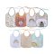 Baby Care 7Darab-os előke, mintás - Unisex