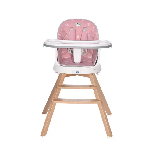 Lorelli Napoli forgatható etetőszék - Pink bears
