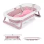 Chipolino Isla összecsukható kád hálós babatartóval 81 cm - Pink