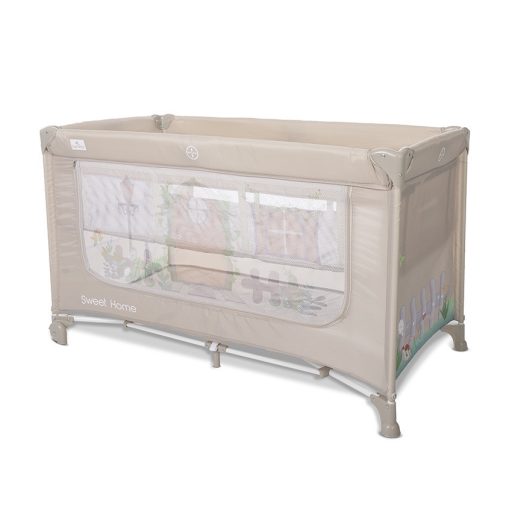 Lorelli Sweet Home 2, multifunkciós utazóágy tetővel - Beige