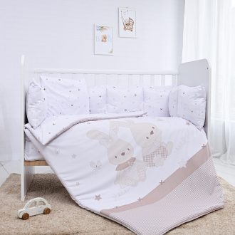   Lorelli Lilly ágynemű garnitúra 60x120 - Honey Bunny Beige