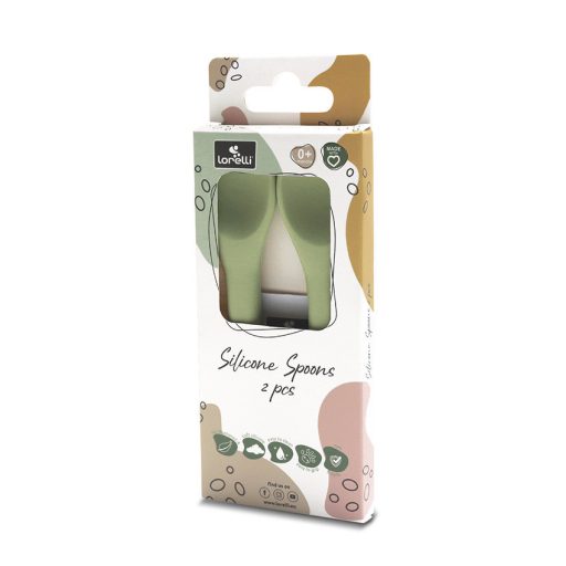 Lorelli Szilikon kanalak, 2 db - fresh green