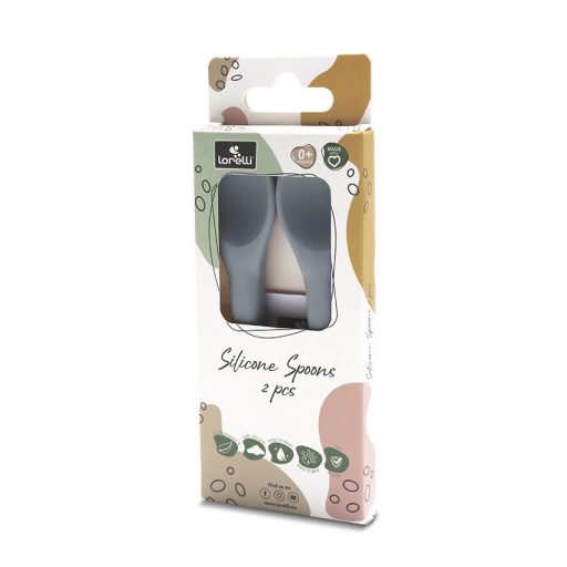 Lorelli Szilikon kanalak, 2 db - grey