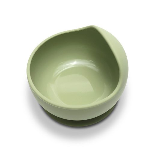Lorelli Szilikon tál tapadókoronggal - Fresh Green