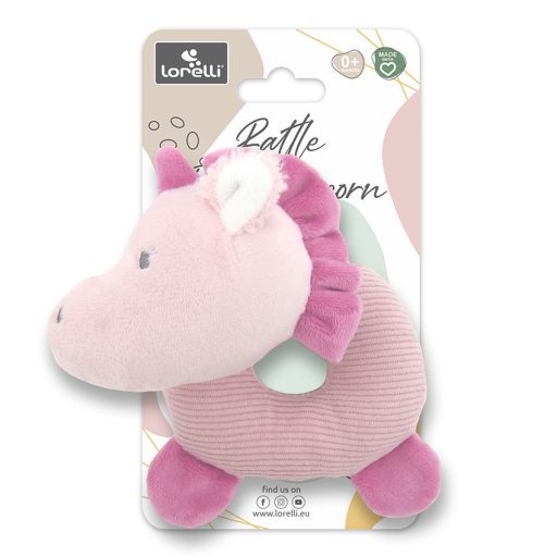 Lorelli Toys Csörgő fánk - Pink Unikornis