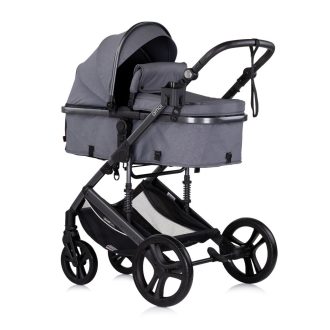   Chipolino Amore babakocsi mózessé alakítható sportrésszel - Cloud grey