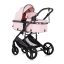 Chipolino Amore babakocsi mózessé alakítható sportrésszel - Pink Marshmallow