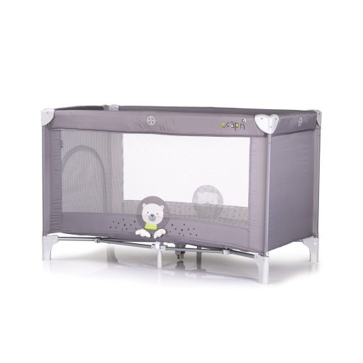 Chipolino Capri fix utazóágy - Bear grey