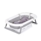 Chipolino Isla összecsukható kád hálós babatartóval 81 cm - Grey