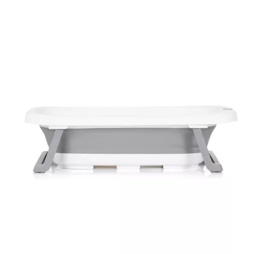 Chipolino Isla összecsukható kád hálós babatartóval 81 cm - Grey