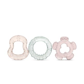   Baby Care 3 db-os hűthető rágóka - Iceberg Green/Mellow Rose