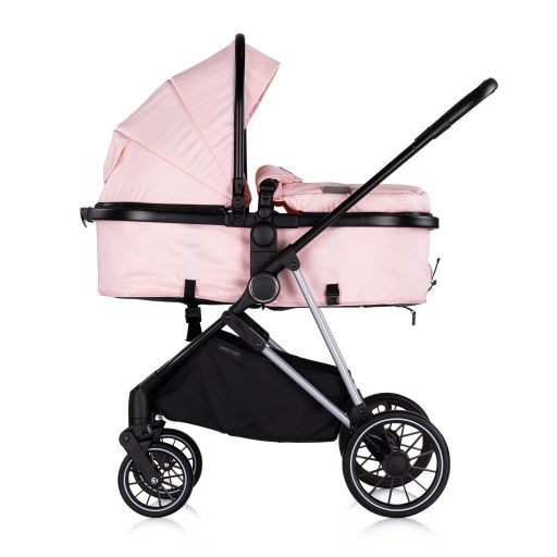 Chipolino AURA babakocsi mózessé alakítható sportrésszel - Pink Marshmallow