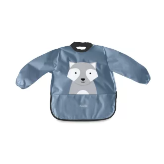 Nuvita vízálló ujjas előke - Powder Blue 4372