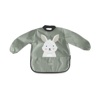 Nuvita vízálló ujjas előke - Sage Green 4372