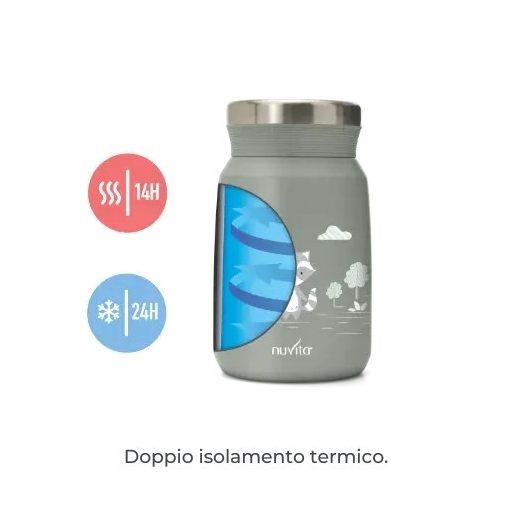 Nuvita ételtároló termosz 500ml - Green 4472