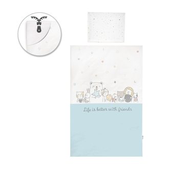 Lorelli 5 részes ágynemű garnitúra - Happy Friends Blue Lorelli 5 részes ágynemű garnitúra - Happy Friends Blue