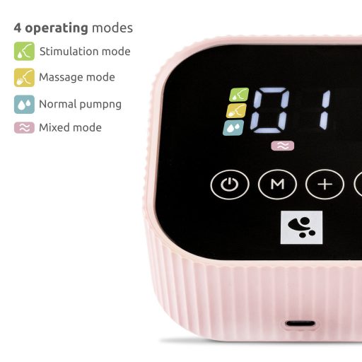 Lorelli Eva dupla elektromos mellszívó - Pink