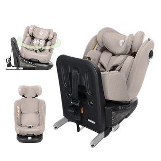 Lorelli Auriga 360 isofix autósülés 40-150cm - Beige Lorelli Auriga 360 isofix autósülés 40-150cm - Beige
