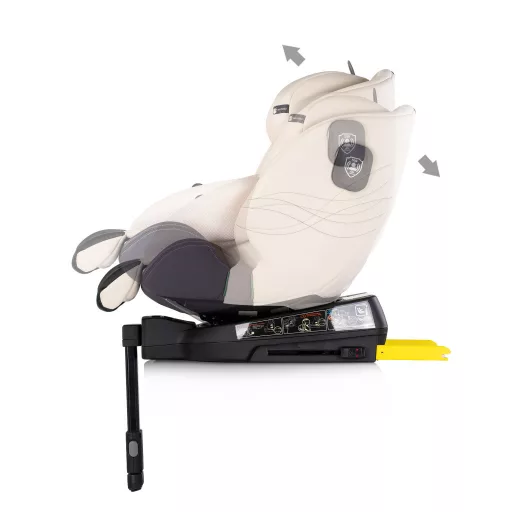 Chipolino Premium 360 autósülés I-Size 40-150cm - biscotta