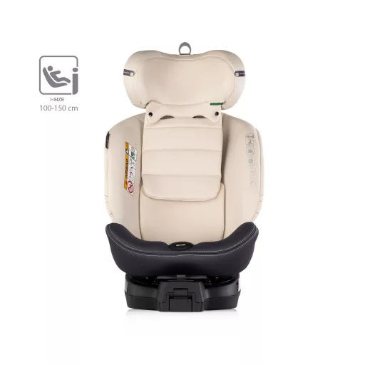Chipolino Premium 360 autósülés I-Size 40-150cm - biscotta