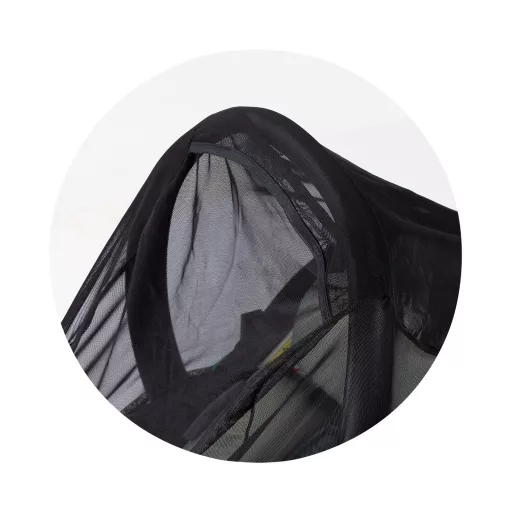 Chipolino szúnyogháló autóshordozóra - black