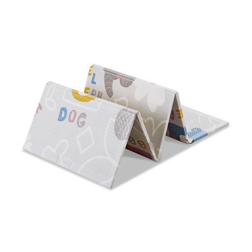 Lorelli Összehajtható 2 oldalas thermo játszószőnyeg 120x180cm - Grey Buddies & stars