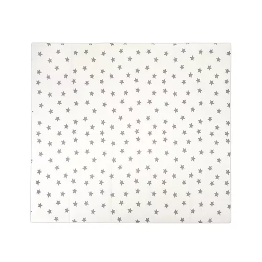 Lorelli Összehajtható 2 oldalas thermo játszószőnyeg 180x200cm - Grey Waves & stars