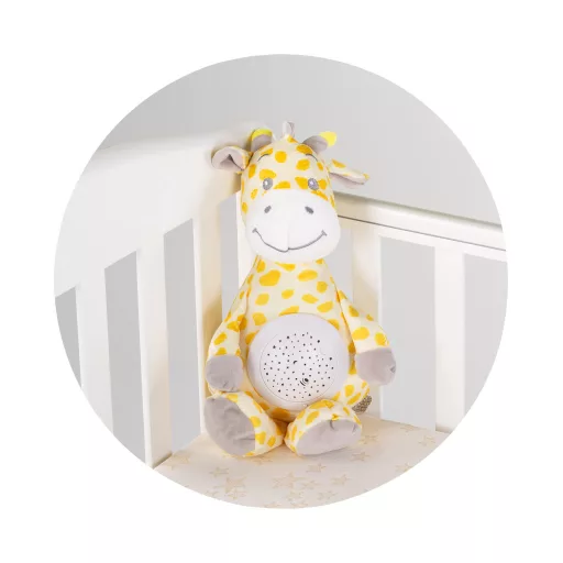 Chipolino projektoros zenélő plüss játék - Giraffe